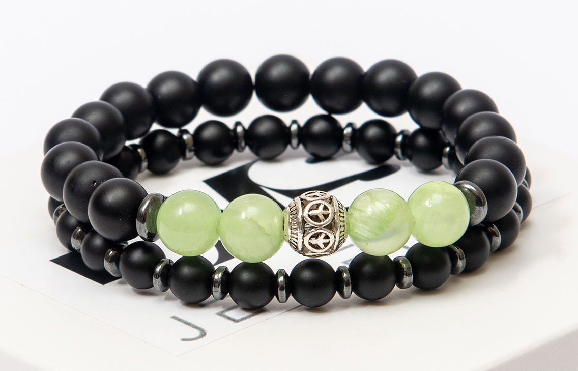 Парные браслеты мужские DMS Jewelry из натуральных камней шунгита и оникса с дисками DOUBLE ONIX EYE
Парные браслеты мужские DMS Jewelry из натуральных камней шунгита и оникса с дисками DOUBLE ONIX EYE