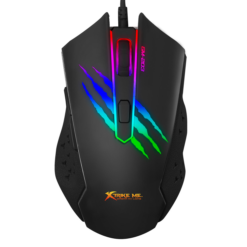 Компьютерная игровая мышка с подсветкой Xtrike Me GM-203 Mixed Color Backlight (Black)
Компьютерная игровая мышка с подсветкой Xtrike Me GM-203 Mixed Color Backlight (Black)