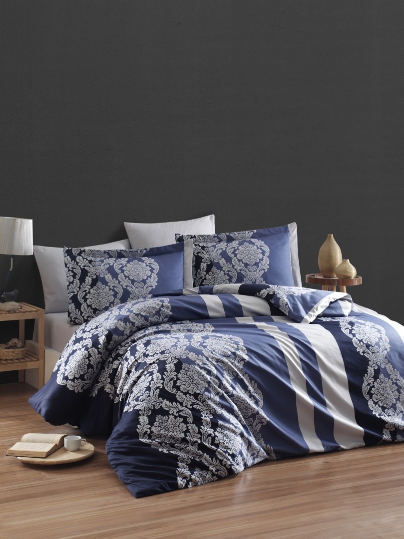 Комплект постельного белья евро First Choice Cotton Satin Kavin Lacivert 200х220 (FCS-0040)
Комплект постельного белья евро First Choice Cotton Satin Kavin Lacivert 200х220 (FCS-0040)