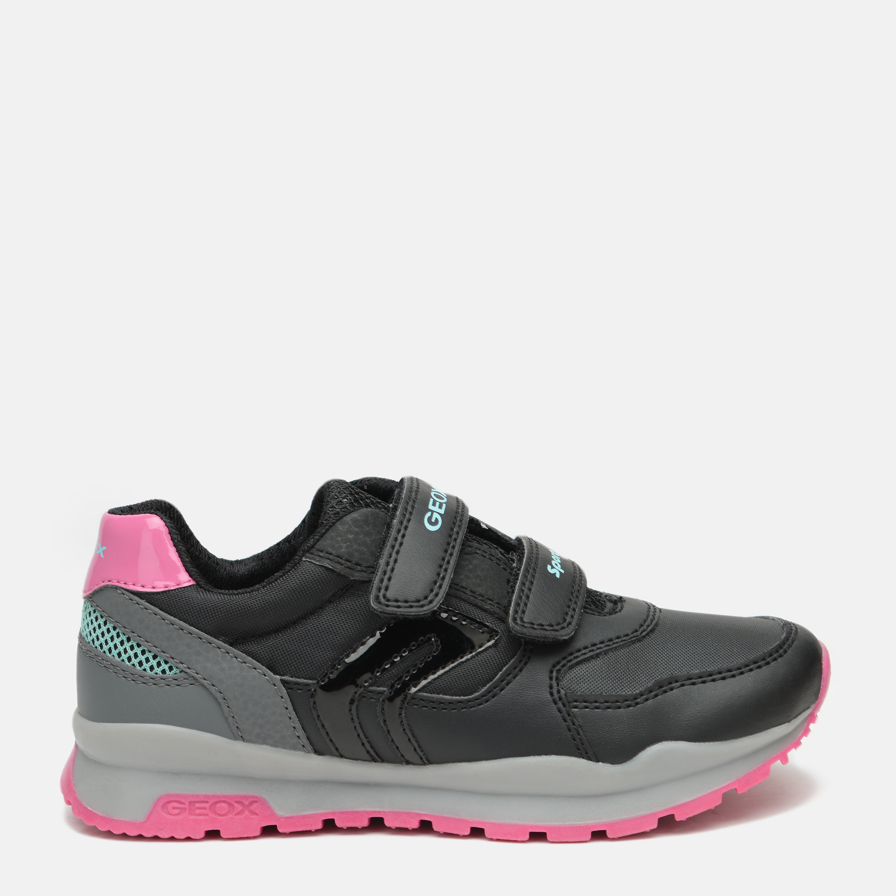 Кроссовки детские Geox J048CA/054FU/C0005 30 Черные с розовым _3856820 
Кроссовки детские Geox J048CA/054FU/C0005 30 Черные с розовым _3856820