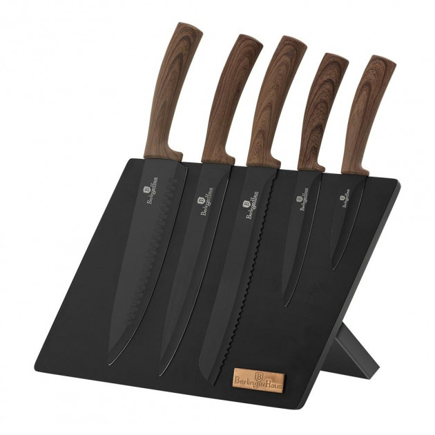 Набор ножей на магнитной подставке Berlinger Haus Ebony Rosewood Collection 6 предметов
Набор ножей на магнитной подставке Berlinger Haus Ebony Rosewood Collection 6 предметов