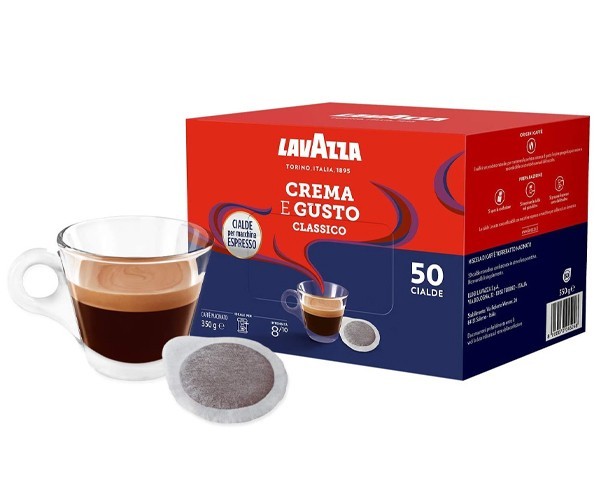 Купить Кофе в монодозах чалдах Lavazza Crema e Gusto Classico 50шт