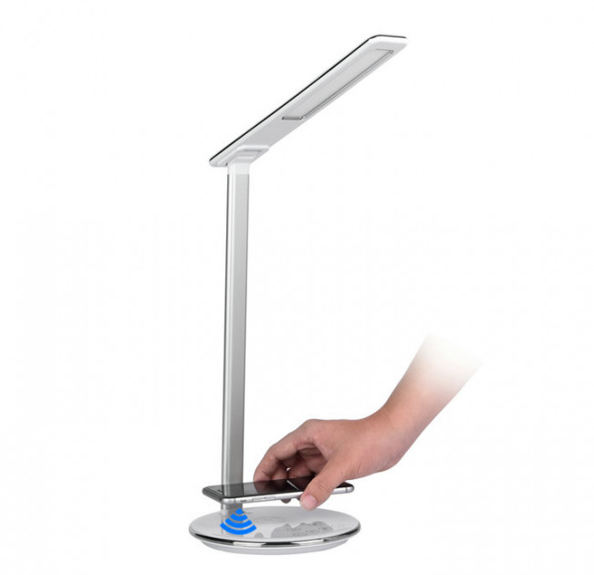 Настольная LED 5W лампа с беспроводной зарядкой UTM Qi и сенсорным управлением Белая
Настольная LED 5W лампа с беспроводной зарядкой UTM Qi и сенсорным управлением Белая