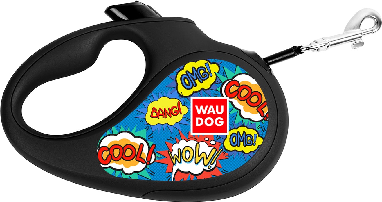 Поводок-рулетка для собак Collar WAUDOG R-leash, рисунок "ВАУ", S, до 15 кг, 5 м, светоотражающая лента (8124-0087-01)
Поводок-рулетка для собак Collar WAUDOG R-leash, рисунок "ВАУ", S, до 15 кг, 5 м, светоотражающая лента (8124-0087-01)