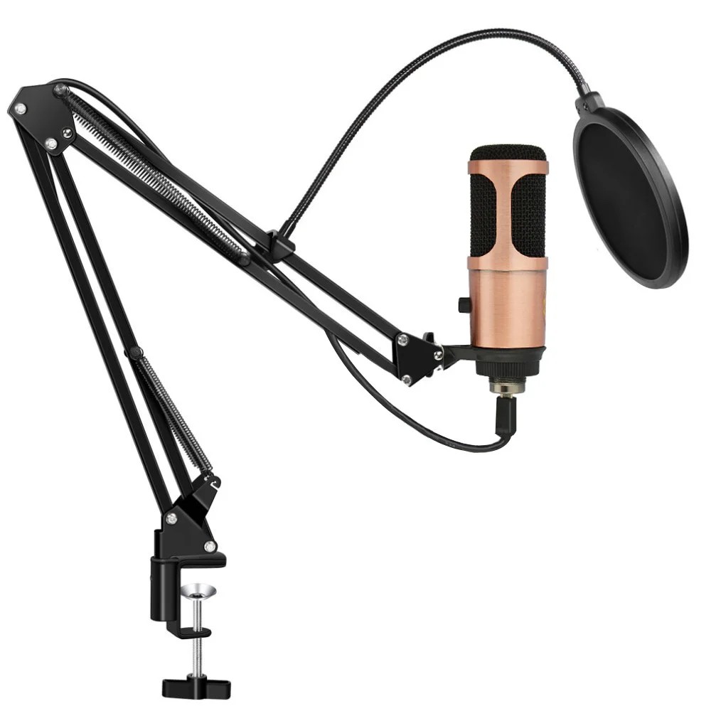 Конденсаторный USB Микрофон студийный VGS M-900 USB PRO-MIC Bronze со стойкой и поп-фильтром, подключение USB
Конденсаторный USB Микрофон студийный VGS M-900 USB PRO-MIC Bronze со стойкой и поп-фильтром, подключение USB