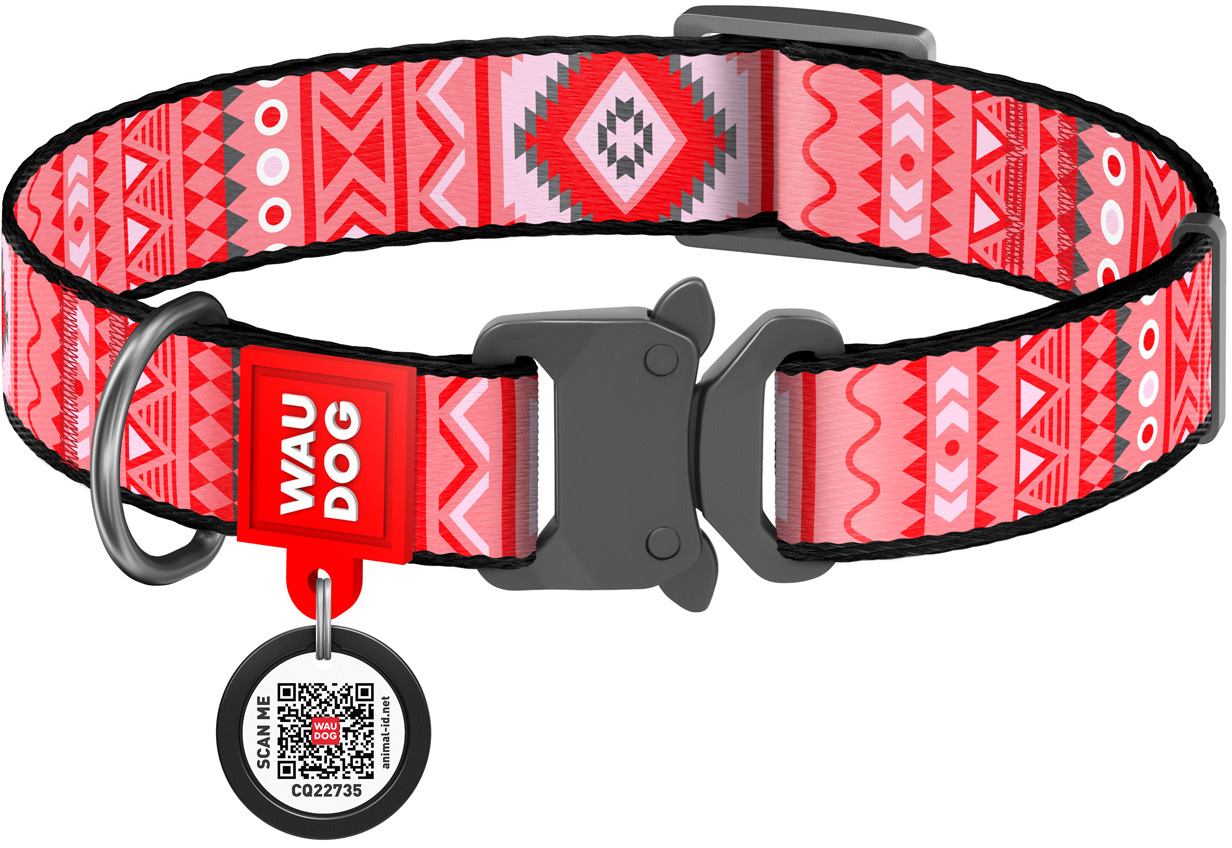 Ошейник для собак нейлоновый Collar WAUDOG Nylon c QR паспортом, рисунок "Этно красный", металлическая пряжка-фастекс, L, Ш 25 мм, Дл 31-49 см (5208)
Ошейник для собак нейлоновый Collar WAUDOG Nylon c QR паспортом, рисунок "Этно красный", металлическая пряжка-фастекс, L, Ш 25 мм, Дл 31-49 см (5208)
