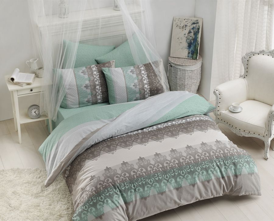 Комплект постельного белья LightHouse 4 сезона Ranforce Mint 200х220 / 50x70 см х 2 шт
Комплект постельного белья LightHouse 4 сезона Ranforce Mint 200х220 / 50x70 см х 2 шт