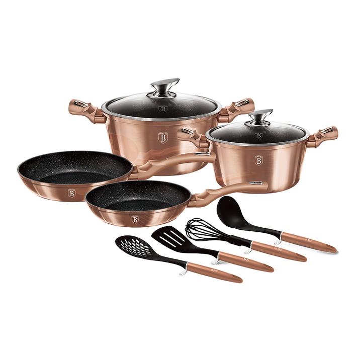 Набор посуды 10 предметов Berlinger Haus Metallic Line Rose Gold Edition BH-6142
Набор посуды 10 предметов Berlinger Haus Metallic Line Rose Gold Edition BH-6142