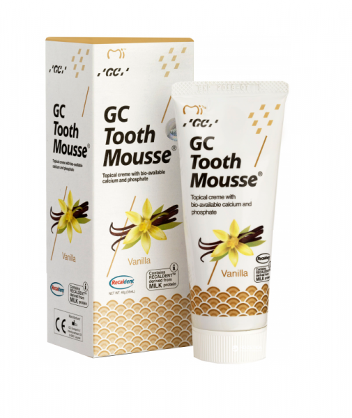 Крем стоматологический для поверхностного применения GC Tooth Mousse (Тус Мусс) VANILA, 35 мл strawberry
Крем стоматологический для поверхностного применения GC Tooth Mousse (Тус Мусс) VANILA, 35 мл strawberry