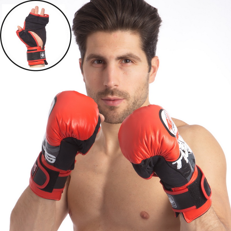 Перчатки гибридные для единоборств ММА кожаные TWIN TWINS-MMA (р-р 12oz, красный с черным) 0275
Перчатки гибридные для единоборств ММА кожаные TWIN TWINS-MMA (р-р 12oz, красный с черным) 0275
