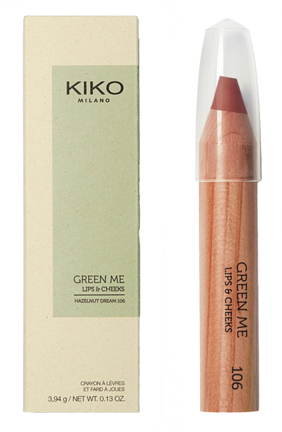 Kiko Milano Green Me Lips Cheeks Hazelnut Dream