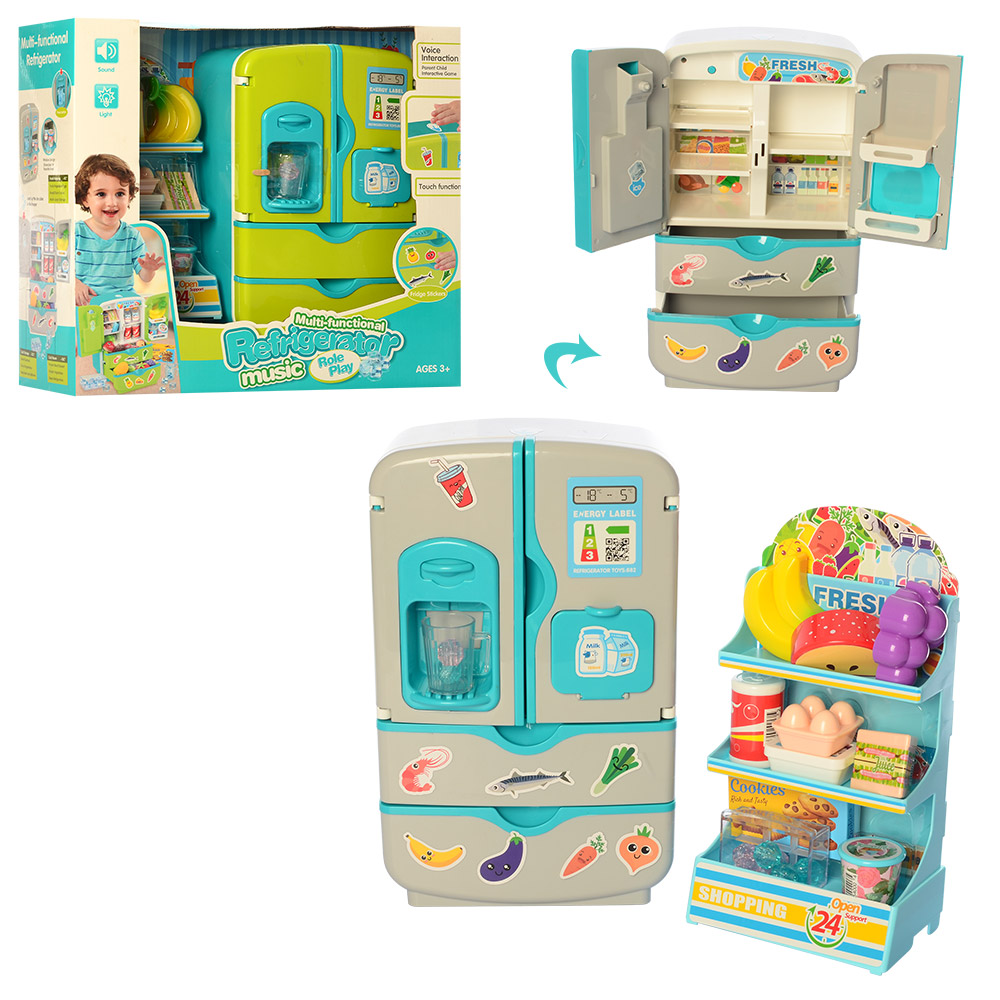 Игрушечный холодильник Sweet Home 35882, 28 см, 27 предметов, музыка, свет, на батарейке, в коробке
Игрушечный холодильник Sweet Home 35882, 28 см, 27 предметов, музыка, свет, на батарейке, в коробке