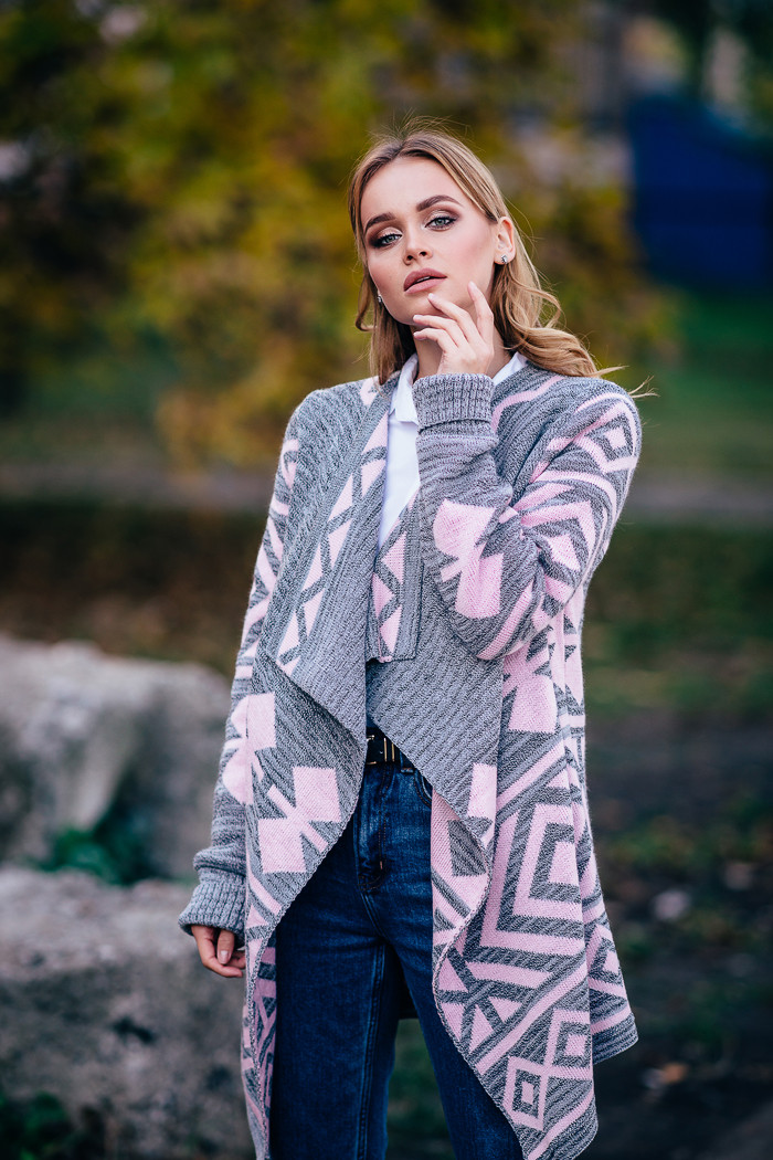 Кардиган MEREZHKA Арізона сірий меланж з рожевим, Кардиган MEREZHKA Арізона сірий меланж з рожевим One Size
Кардиган MEREZHKA Арізона сірий меланж з рожевим, Кардиган MEREZHKA Арізона сірий меланж з рожевим One Size