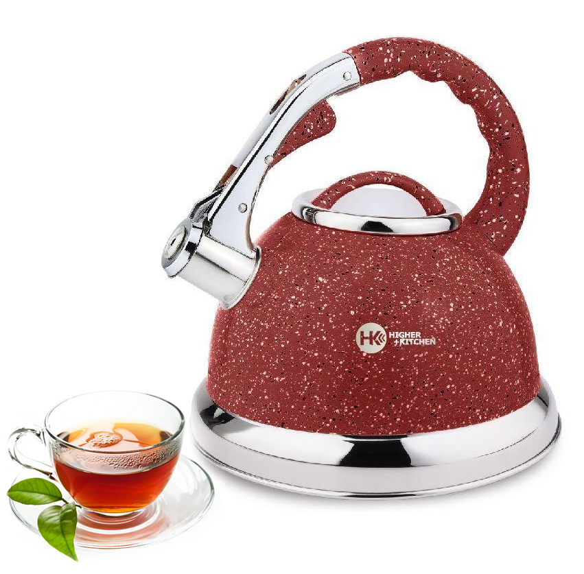 Чайник со свистком для плиты из нержавеющей стали 3.5л HIGHER KITCHEN Кирпичный (ZP-021)
Чайник со свистком для плиты из нержавеющей стали 3.5л HIGHER KITCHEN Кирпичный (ZP-021)