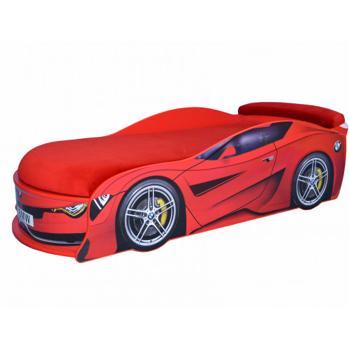 Кровать машина BMW Turbo красная 80х180 ДСП без подъемного механизма матрас красный
Кровать машина BMW Turbo красная 80х180 ДСП без подъемного механизма матрас красный
