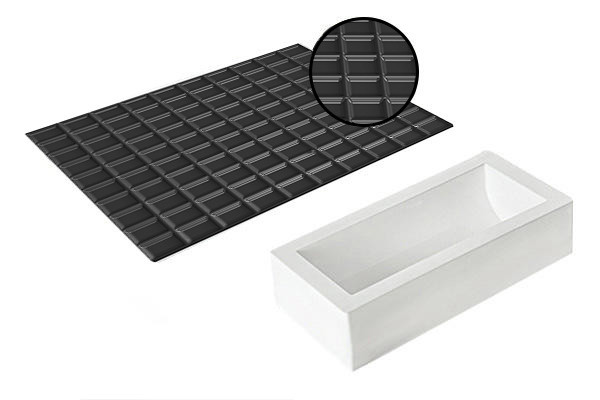 Набор силиконовых форм для десерта Silikomart Kit Buche Tablette 25х9х7см/1300мл (KIT BUCHE TABLETTE)
Набор силиконовых форм для десерта Silikomart Kit Buche Tablette 25х9х7см/1300мл (KIT BUCHE TABLETTE)