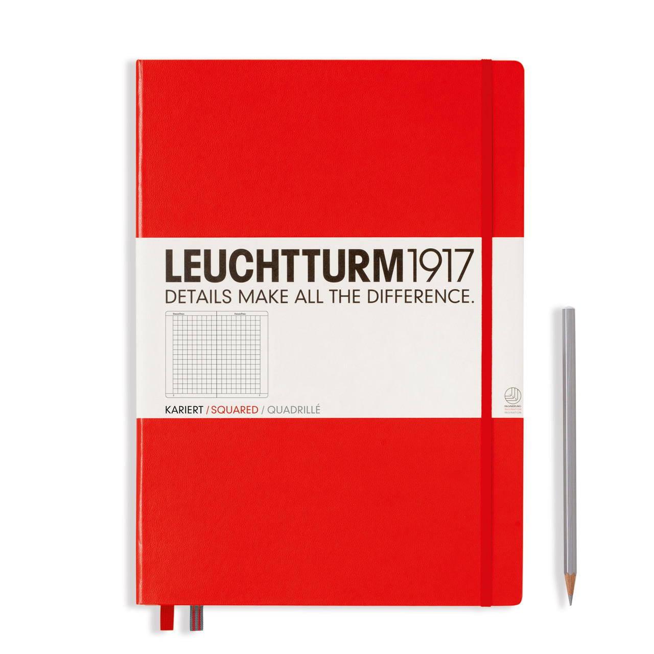 Блокнот Leuchtturm1917 MasterClassic A4+ (22,5х31,5 см) Червоний Клітинка (307358)
Блокнот Leuchtturm1917 MasterClassic A4+ (22,5х31,5 см) Червоний Клітинка (307358)