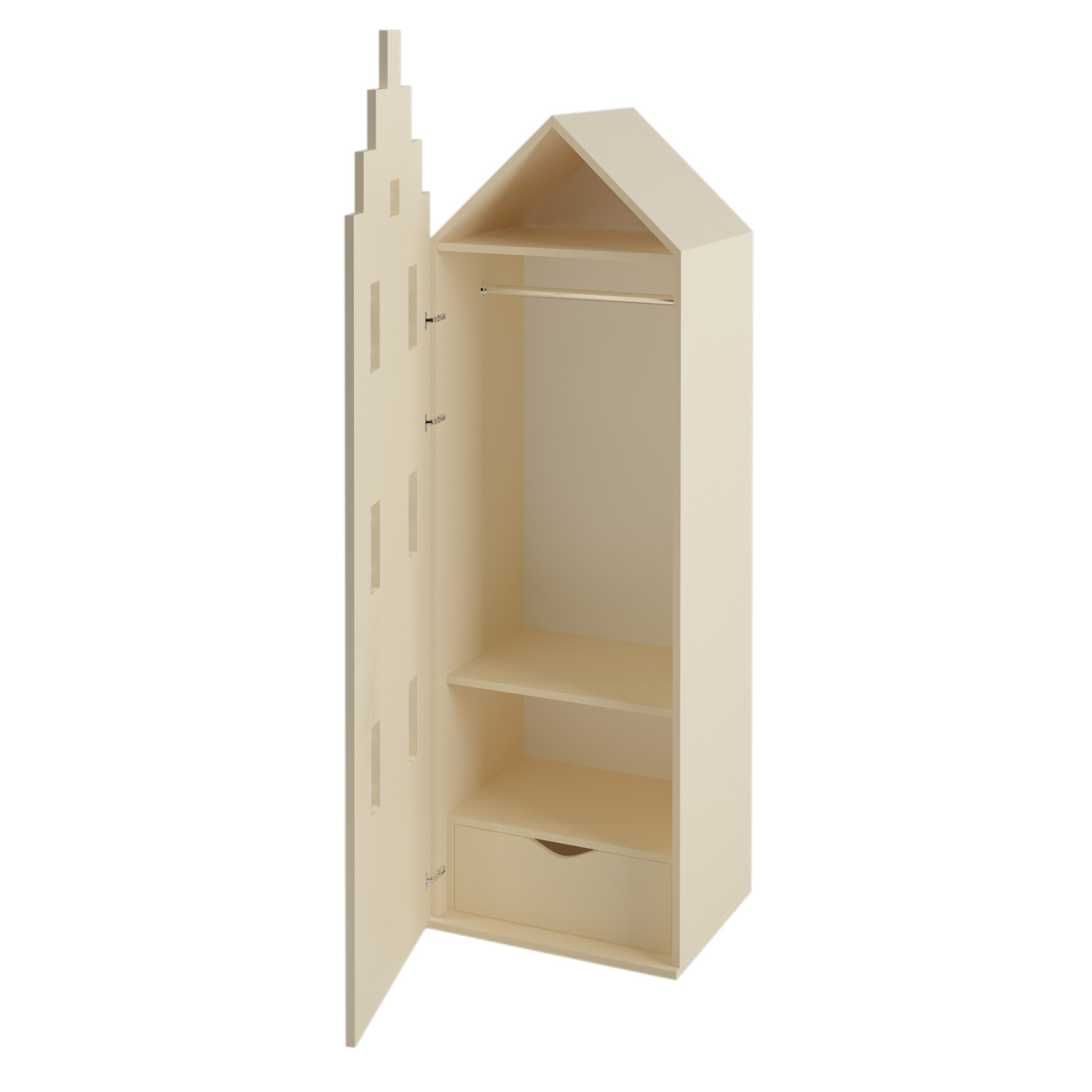 Гардеробный шкаф домик Амстердам Little Room Little Room Baby House ваниль (VAN-1301-6)
Гардеробный шкаф домик Амстердам Little Room Little Room Baby House ваниль (VAN-1301-6)