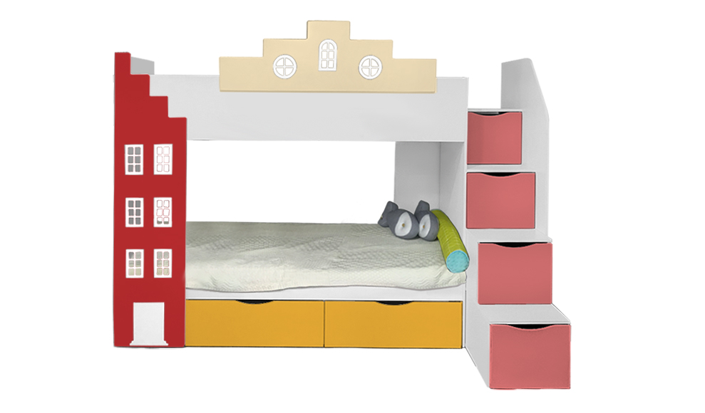 Двухъярусная детская кровать Амстердам с ящиками вход справа Little Room Little Room Baby House (DKA-08-126)
Двухъярусная детская кровать Амстердам с ящиками вход справа Little Room Little Room Baby House (DKA-08-126)