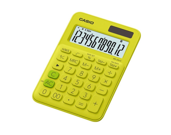 Калькулятор настольный Casio 12 разрядный 150 * 105 * 22.8 мм желто зеленый (MS 20UC YG S ES)
Калькулятор настольный Casio 12 разрядный 150 * 105 * 22.8 мм желто зеленый (MS 20UC YG S ES)