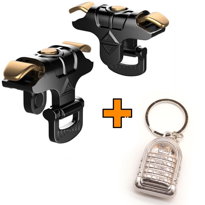 Игровые контроллеры Marpiel Gold Bull (геймпад триггеры курки для смартфона для PUBG) + брелок рюкзак 3 уровня
Игровые контроллеры Marpiel Gold Bull (геймпад триггеры курки для смартфона для PUBG) + брелок рюкзак 3 уровня
