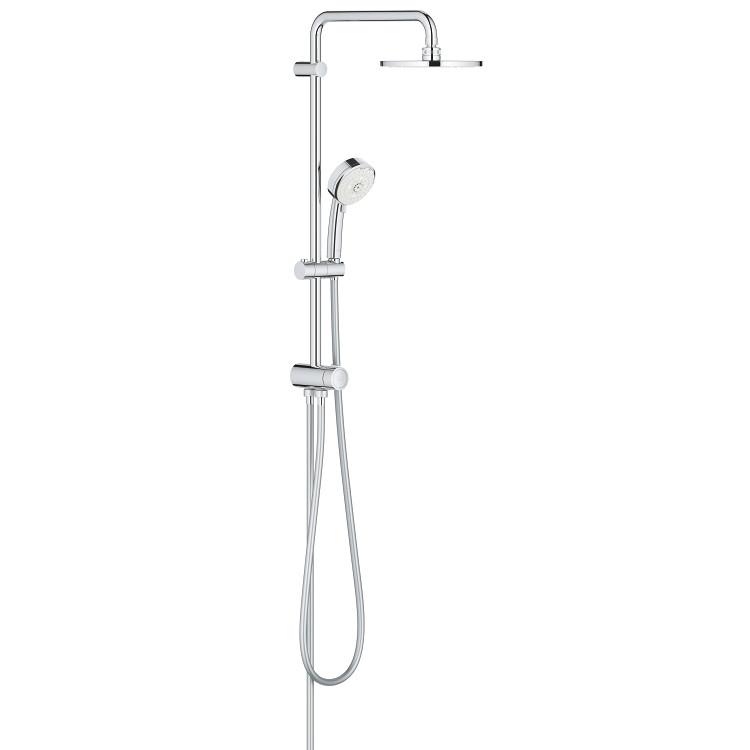 Душевая система GROHE New Tempesta 200 Cosmopolitan с верхним душем и ручным душем
Душевая система GROHE New Tempesta 200 Cosmopolitan с верхним душем и ручным душем