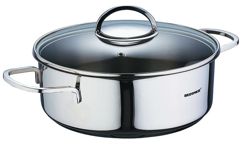 Сотейник из нержавейки Bergner Classic 3.4 л Ø26 см индукционный со стеклянной крышкой (BG-9552)
Сотейник из нержавейки Bergner Classic 3.4 л Ø26 см индукционный со стеклянной крышкой (BG-9552)