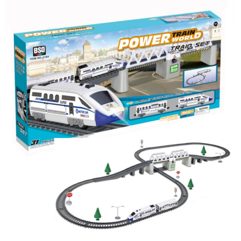 Железная дорога 244 см Power Train BSQ супер-экспресс в комплекте вокзал, работает от батареек (2185ALB)
Железная дорога 244 см Power Train BSQ супер-экспресс в комплекте вокзал, работает от батареек (2185ALB)