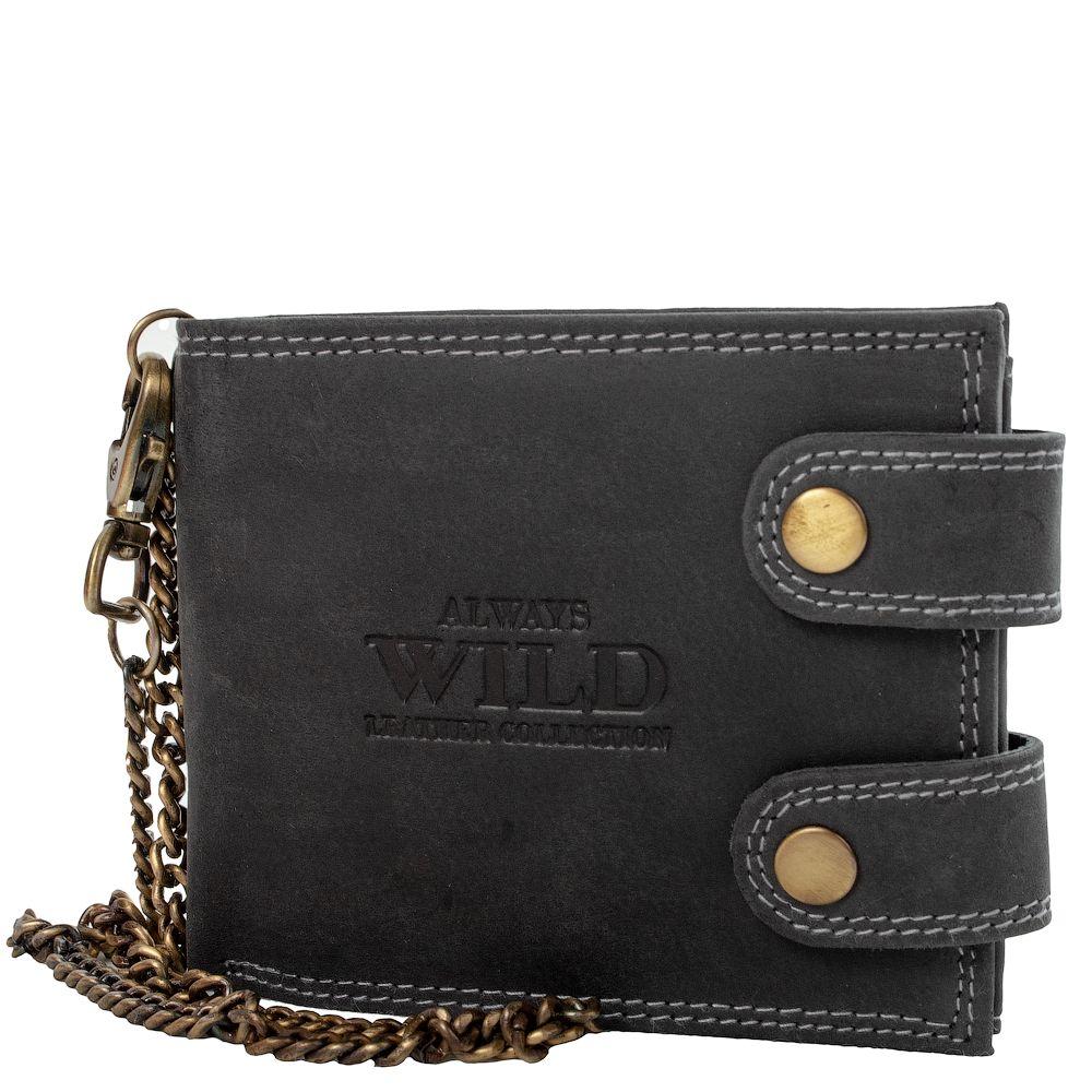 Мужской кожаный кошелек (DNK2900-BIC-black) Always Wild 12х10х2 см Серый 000145932
Мужской кожаный кошелек (DNK2900-BIC-black) Always Wild 12х10х2 см Серый 000145932