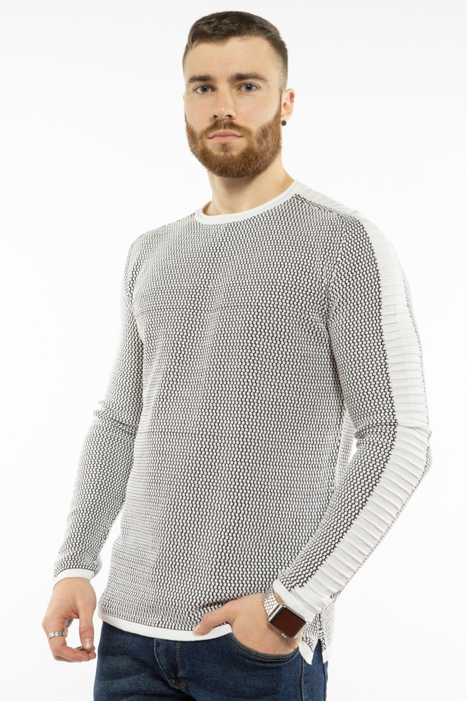 Свитер однотонный Time of Style 617F50262 L Бело-черный
Свитер однотонный Time of Style 617F50262 L Бело-черный