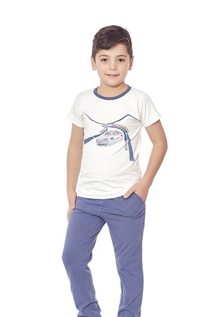 Детская пижама для мальчика Baykar Турция домашний костюм с машинкой хлопок и эластан р 14 160 - 162 см молчный с фиолетовым 9617-208
Детская пижама для мальчика Baykar Турция домашний костюм с машинкой хлопок и эластан р 14 160 - 162 см молчный с фиолетовым 9617-208