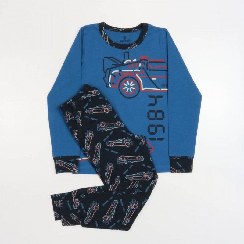 Детская пижама для мальчика Baykar Турция домашний костюм с машинками хлопок и эластан р 6 116 - 122 см синий 9753-132
Детская пижама для мальчика Baykar Турция домашний костюм с машинками хлопок и эластан р 6 116 - 122 см синий 9753-132