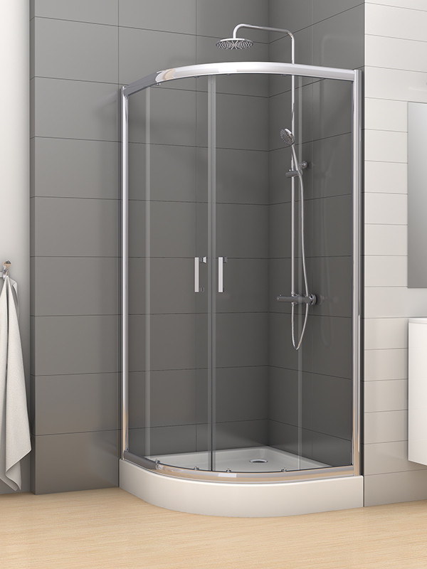 Душевая кабина NEW TRENDY VARIA полукруглая, прозрачная, 90x90x185 (K-0186) + поддон Polimat (00616)
Душевая кабина NEW TRENDY VARIA полукруглая, прозрачная, 90x90x185 (K-0186) + поддон Polimat (00616)