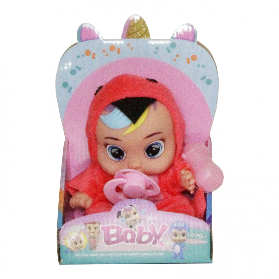 Маленькая кукла Единорог CRB QS722 с бутылочкой и соской (Красный попугай) IMC toys
Маленькая кукла Единорог CRB QS722 с бутылочкой и соской (Красный попугай) IMC toys