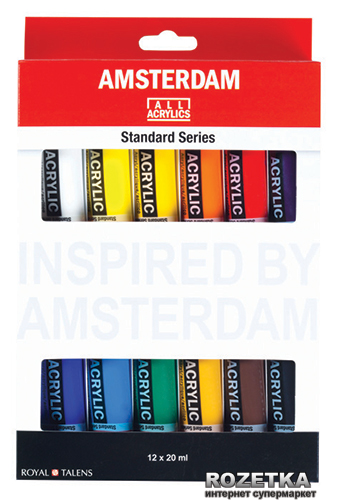 Набор акриловых красок Royal Talens Amsterdam Standard 12 цветов 20 мл (8712079329327)
Набор акриловых красок Royal Talens Amsterdam Standard 12 цветов 20 мл (8712079329327)