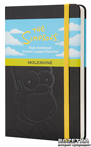 Записная книга Moleskine Simpson 9 х 14 см 192 страницы без линовки Черная (9788867324262)
Записная книга Moleskine Simpson 9 х 14 см 192 страницы без линовки Черная (9788867324262)