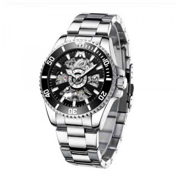 Наручные часы Chronte Robert Silver-Black мужские механические + подарочная коробка
Наручные часы Chronte Robert Silver-Black мужские механические + подарочная коробка