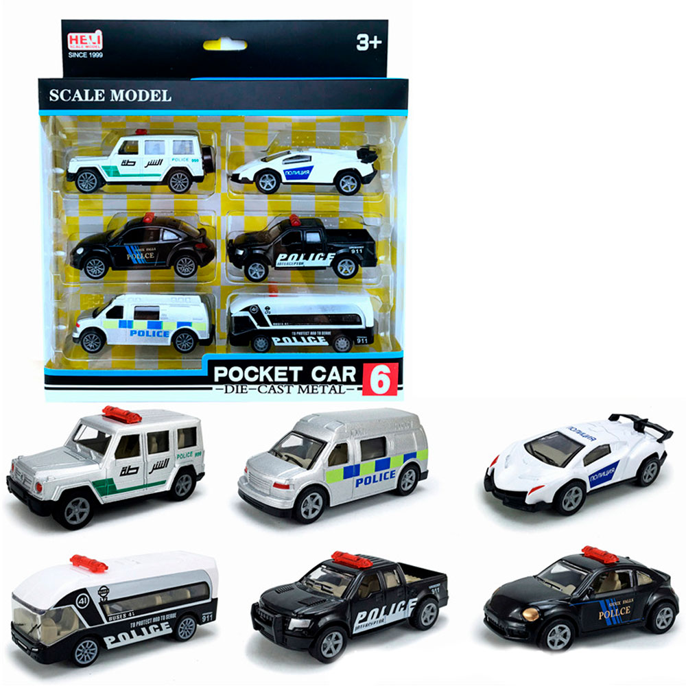 Набор детских машинок City Police Car, в наборе 6 машинок, mixcolor Voltronic QX06-6 Kong
Набор детских машинок City Police Car, в наборе 6 машинок, mixcolor Voltronic QX06-6 Kong