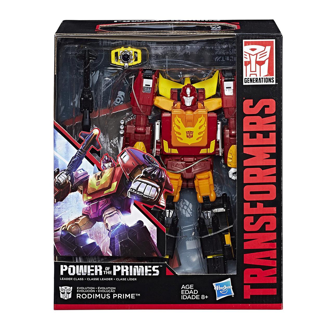 Трансформер 4в1 Родимус Прайм, Хот Род 23см - Rodimus,Hot Rod,Power of the Primes,Leader Class,Hasbro - 143253
Трансформер 4в1 Родимус Прайм, Хот Род 23см - Rodimus,Hot Rod,Power of the Primes,Leader Class,Hasbro - 143253