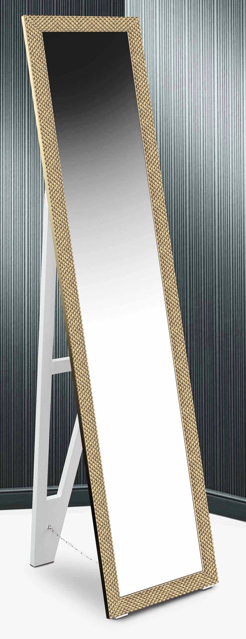 Зеркало напольное в раме Factura с деревянной подставкой Small square Gold 45х167 см золото
Зеркало напольное в раме Factura с деревянной подставкой Small square Gold 45х167 см золото