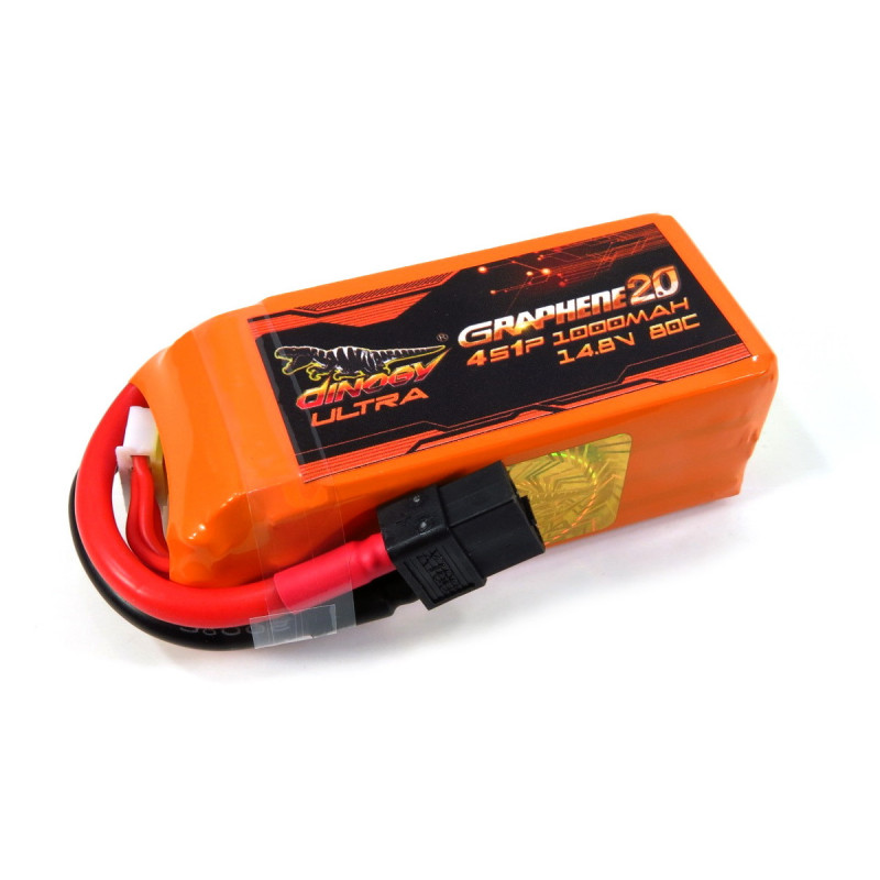 Аккумулятор Dinogy ULTRA G2.0 Li-Pol 1000mAh 14.8V 4S 80C XT60 (DLC-4S1000XTU-XT)
Аккумулятор Dinogy ULTRA G2.0 Li-Pol 1000mAh 14.8V 4S 80C XT60 (DLC-4S1000XTU-XT)