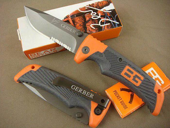Туристический складной нож 18.5 см Gerber Bear Grylls Scout Drop Point с клипсой
Туристический складной нож 18.5 см Gerber Bear Grylls Scout Drop Point с клипсой