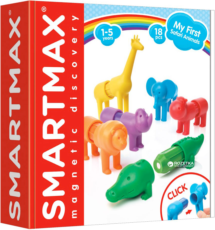 Игровой набор для конструирования SmartMax Мои первые дикие животные (SMX 220) (5414301249856)
Игровой набор для конструирования SmartMax Мои первые дикие животные (SMX 220) (5414301249856)