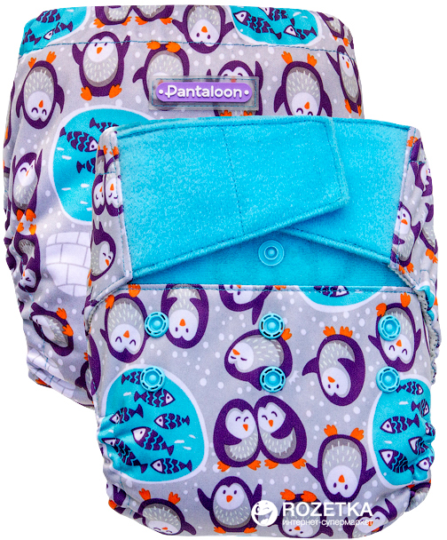 Многоразовый подгузник Pantaloon 3-15 кг с вкладышем Пингвины и Бирюза (464181)
Многоразовый подгузник Pantaloon 3-15 кг с вкладышем Пингвины и Бирюза (464181)