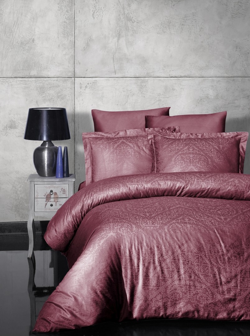 Комплект постельного белья полуторный First Choice Jacquard SATIN Siray Vişne 160х220 (FCS-0386)
Комплект постельного белья полуторный First Choice Jacquard SATIN Siray Vişne 160х220 (FCS-0386)