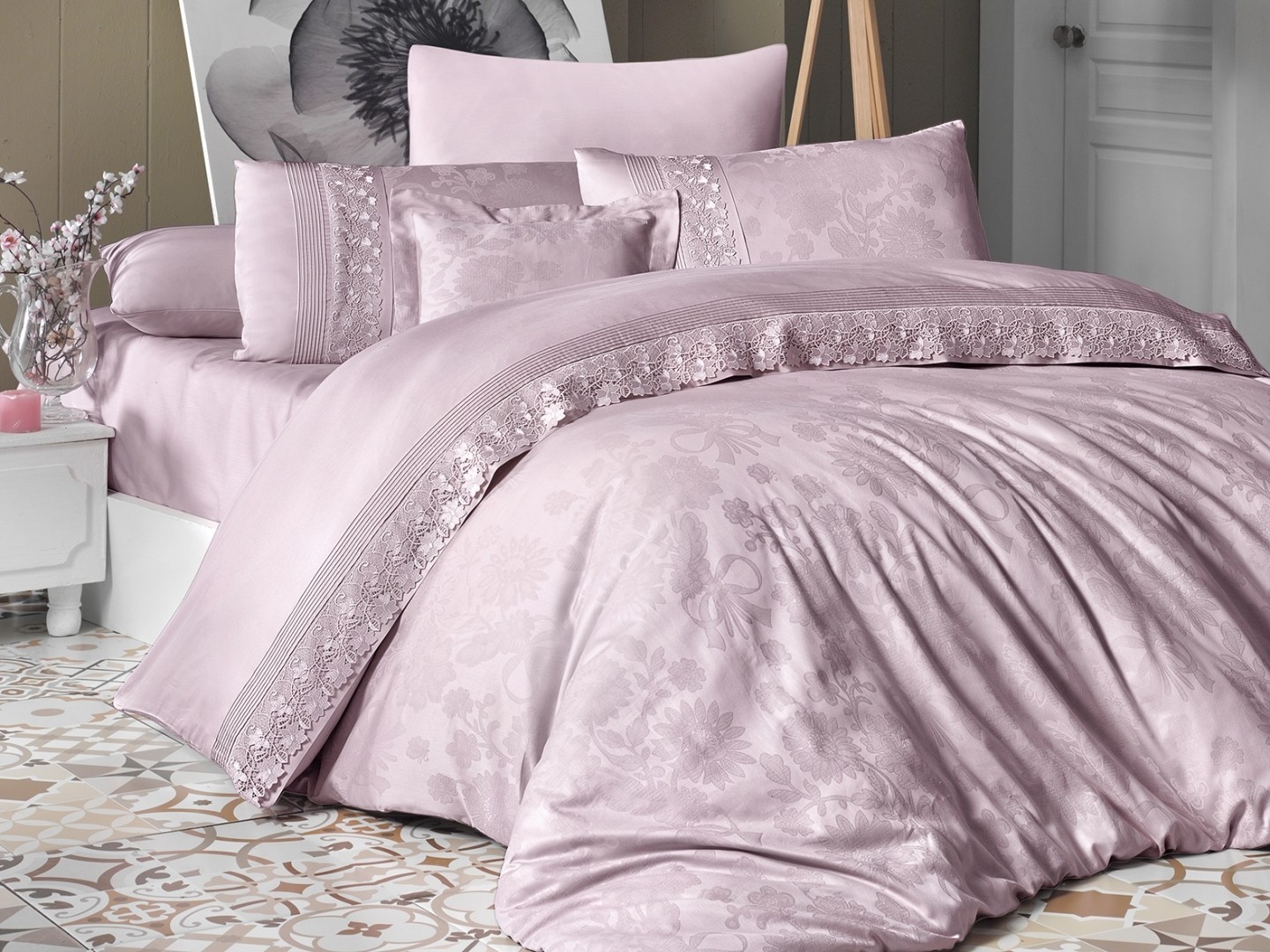 Комплект постельного белья евро V.I.P Moonlıght Satin First Choice Buhara Pudra 200х220 (FCS-0213)
Комплект постельного белья евро V.I.P Moonlıght Satin First Choice Buhara Pudra 200х220 (FCS-0213)