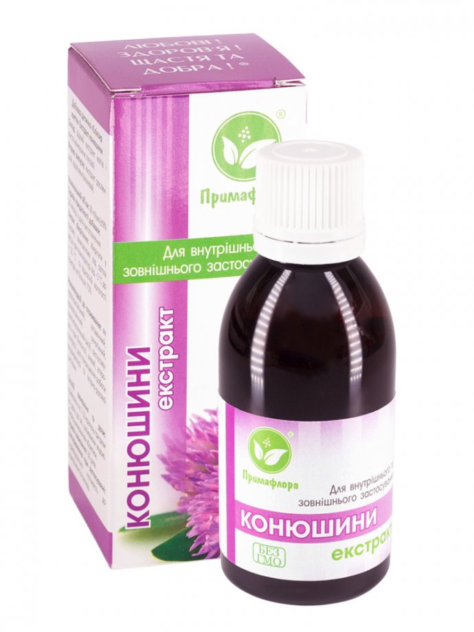Клевера экстракт антисептическое противовоспалительное витаминное средство ПримаФлора 
Клевера экстракт антисептическое противовоспалительное витаминное средство ПримаФлора
