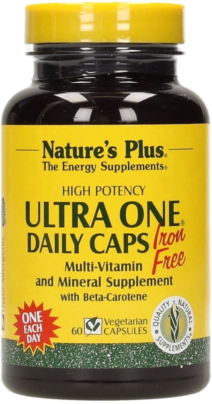 Мультивитамины Nature's Plus Ultra One Daily Caps без железа 60 гелевых капсул (97467300811)
Мультивитамины Nature's Plus Ultra One Daily Caps без железа 60 гелевых капсул (97467300811)
