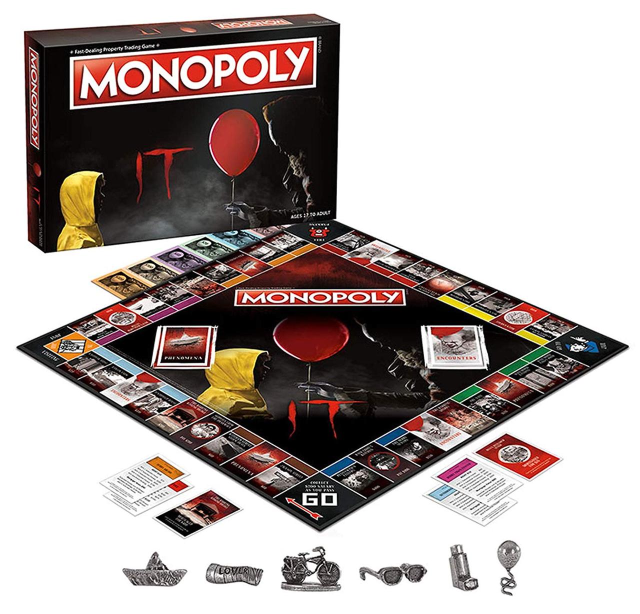 Настольная Игра Монополия фильм ОНО 2017 г по роману Стивена Кинга IT Monopoly Game мonopoly IT
Настольная Игра Монополия фильм ОНО 2017 г по роману Стивена Кинга IT Monopoly Game мonopoly IT