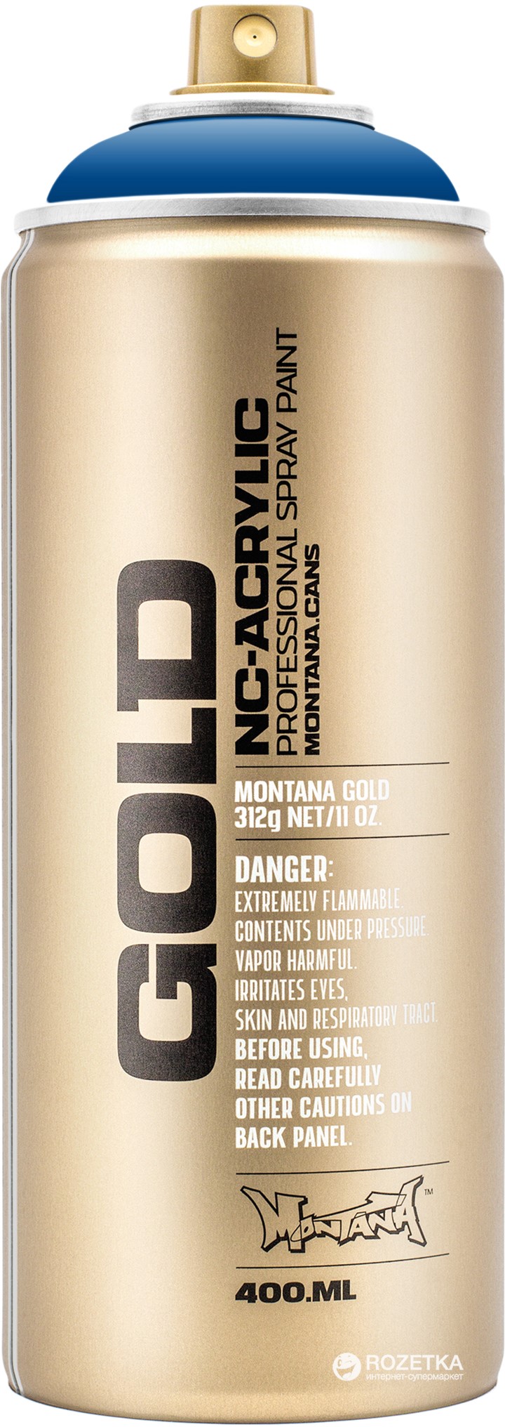 Акриловая краска-спрей Montana Gold S5010 Шокирующий синий 400 мл (Blue) (4048500285707)
Акриловая краска-спрей Montana Gold S5010 Шокирующий синий 400 мл (Blue) (4048500285707)